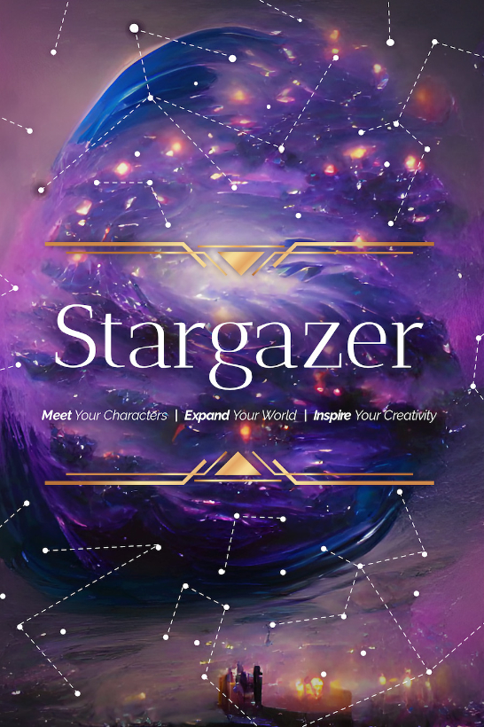 Cover of the solo character building game Stargazer