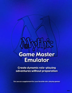 Cover image of the Mythic Game Master Emulator