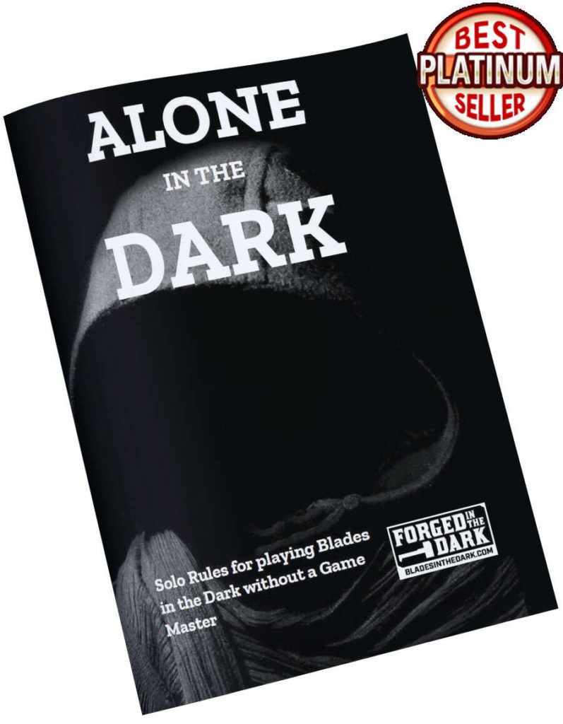 Image of the cover of Alone in the Dark, Solo Rules for Blades in the Dark
